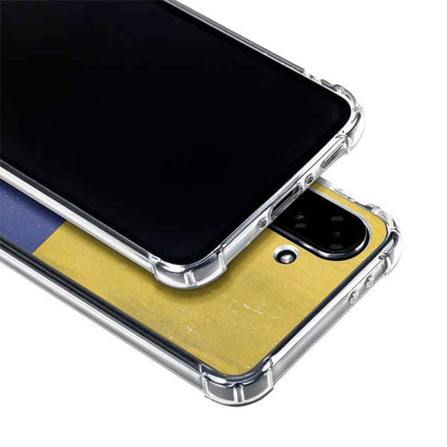 Colombia Flag Distressed Galaxy A36 5G Clear Case